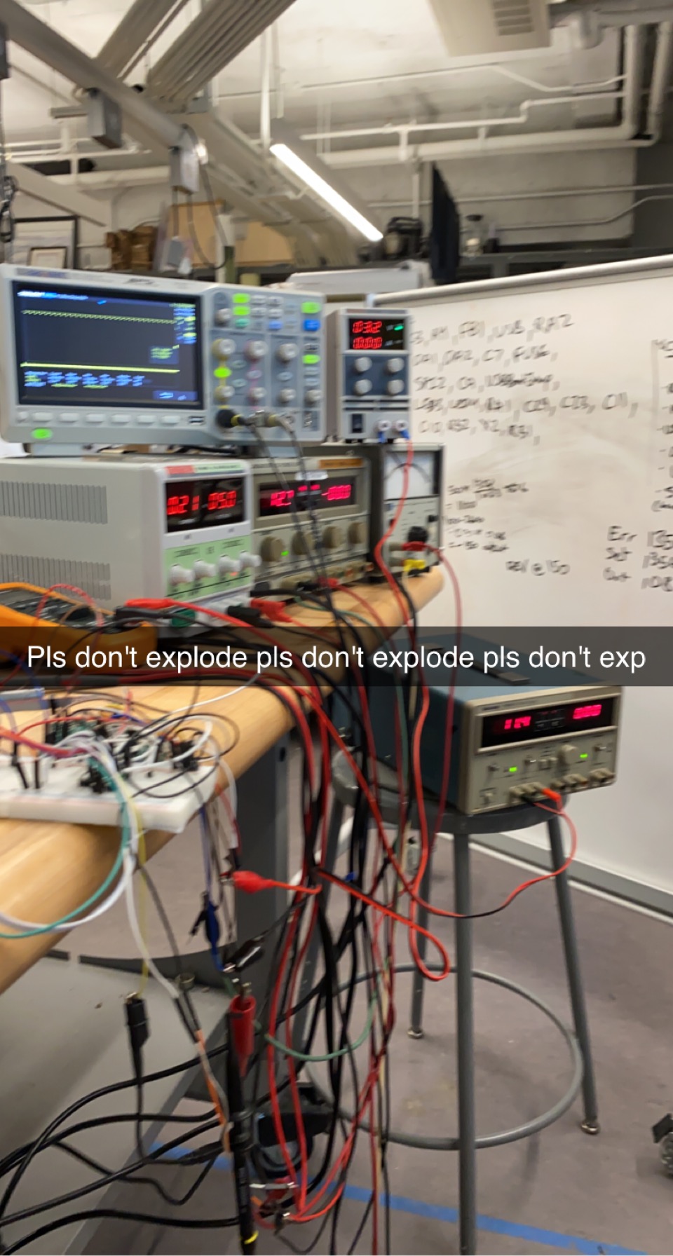 Electrical test bench used for the Cornell Electric Vehicles project