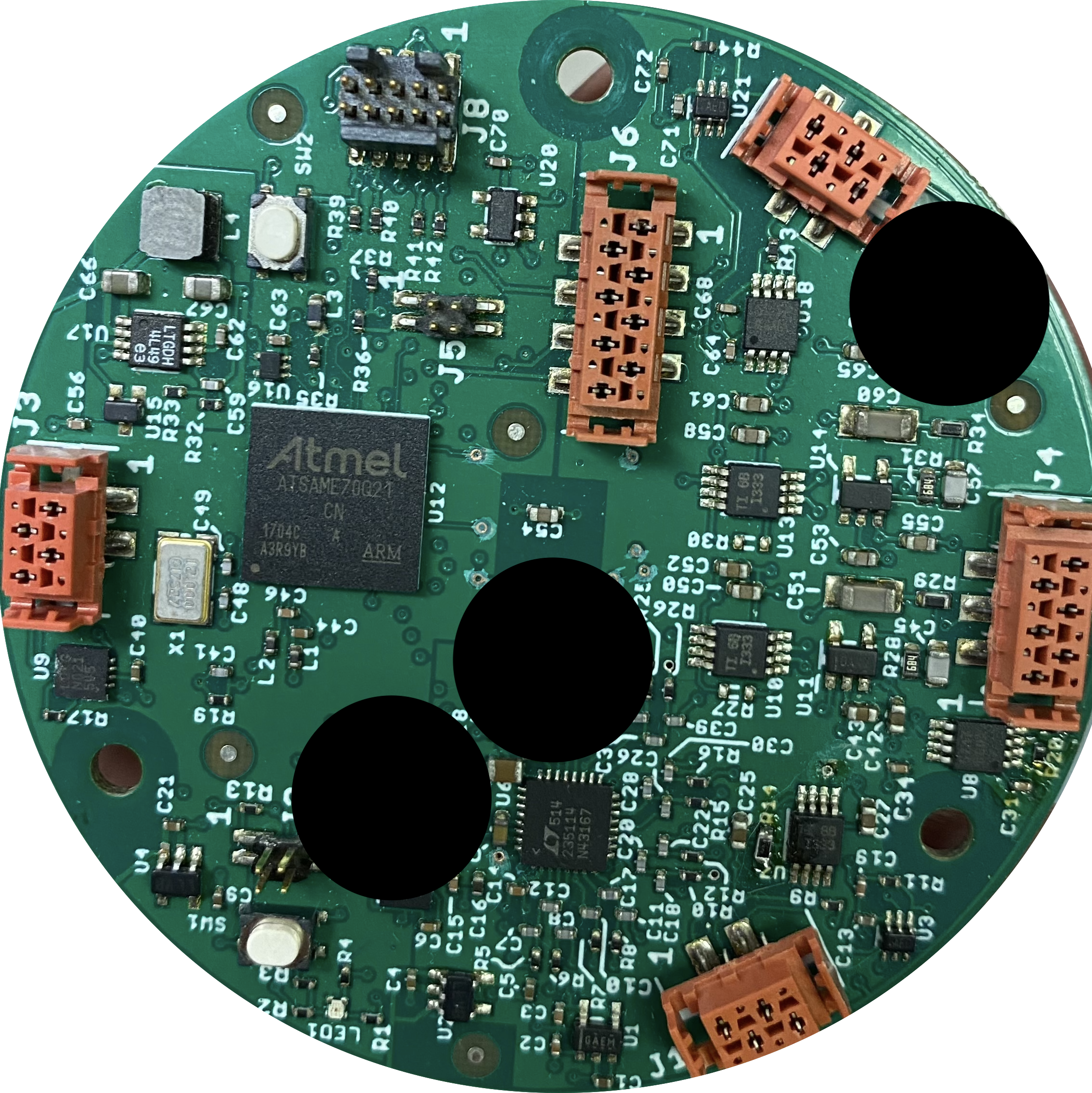 Dynamic Locomotion humanoid joint-control circuit board