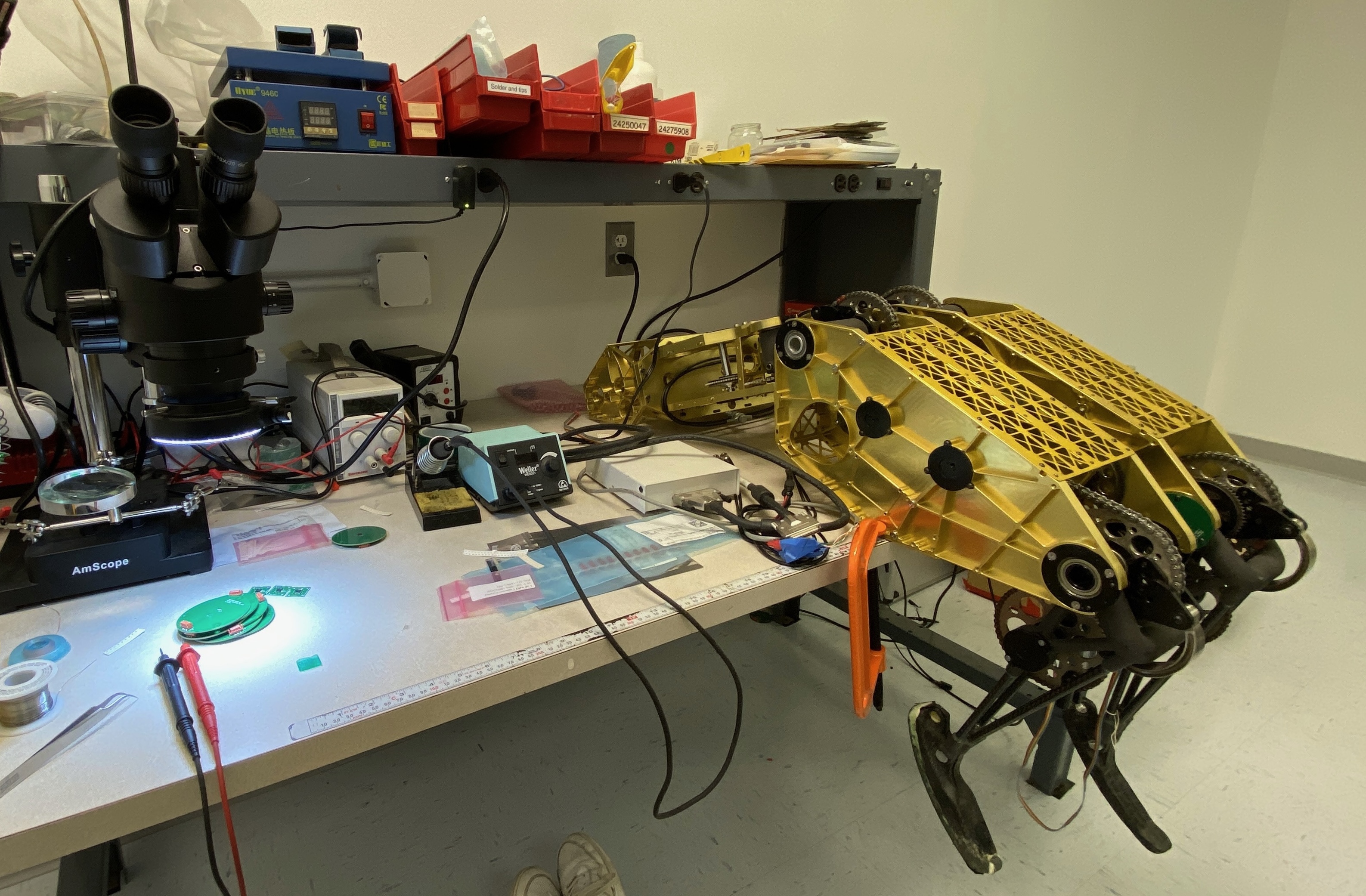Tik Tok humanoid robot in the Dynamic Locomotion workshop